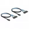 DeLOCK keitiklis M.2 2280 Key B+M vyriškas į 8 x SATA