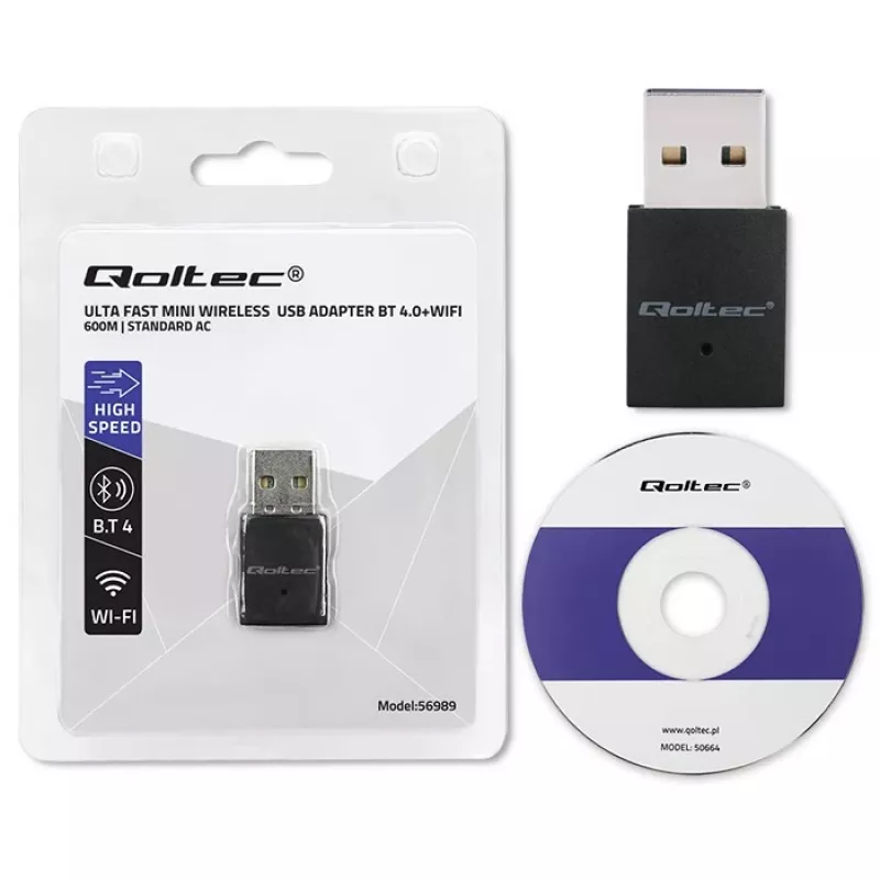 QOLTEC itin greitas mini Wi-Fi belaidis adapteris