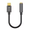 Adapteris Baseus CATL54-01 Type-C į 3,5 mm juodas