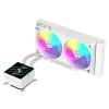 Gamemax GLACIER 240 LCD WH skystas aušintuvas procesoriui | Intel, AMD