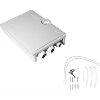 Helos FTTH-Hausanschlussbox 372088 LC/QD SC/DX 24 skaidulų – pluošto galinė dėžė