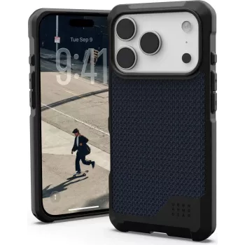 UAG Urban Armor Gear Metropolis LT MagSafe Dėklas | Apple iPhone 17 Pro | kevlar mallard (mėlyna) | 114517113955