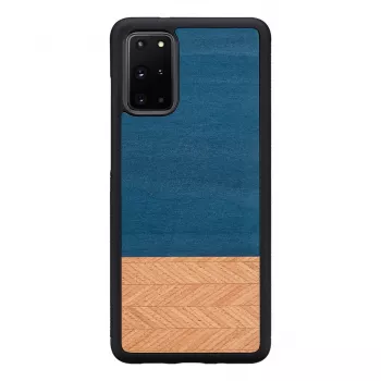 Dėklas Man and Wood Galaxy S20+ denim juodas – apsauginis dangtelis Samsung Galaxy S20+