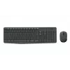 Logitech MK235 Patvarus belaidis klaviatūros ir pelės rinkinys pilka spalva