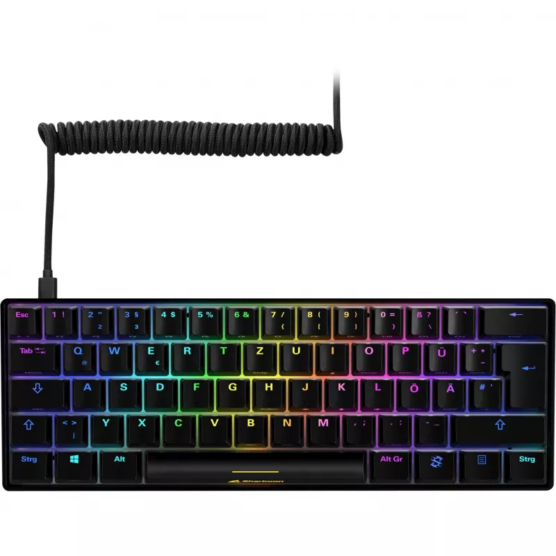Žaidimų klaviatūra SKILLER SGK50 S4, juoda, PT išdėstymas, Kailh Red
