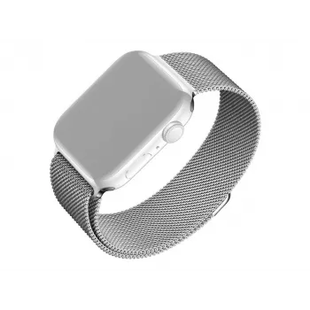 FIXED tinklinis (Milanese) dirželis „FIXMEST-436-SL“ sidabrinis, Apple Watch 38/40/41 mm