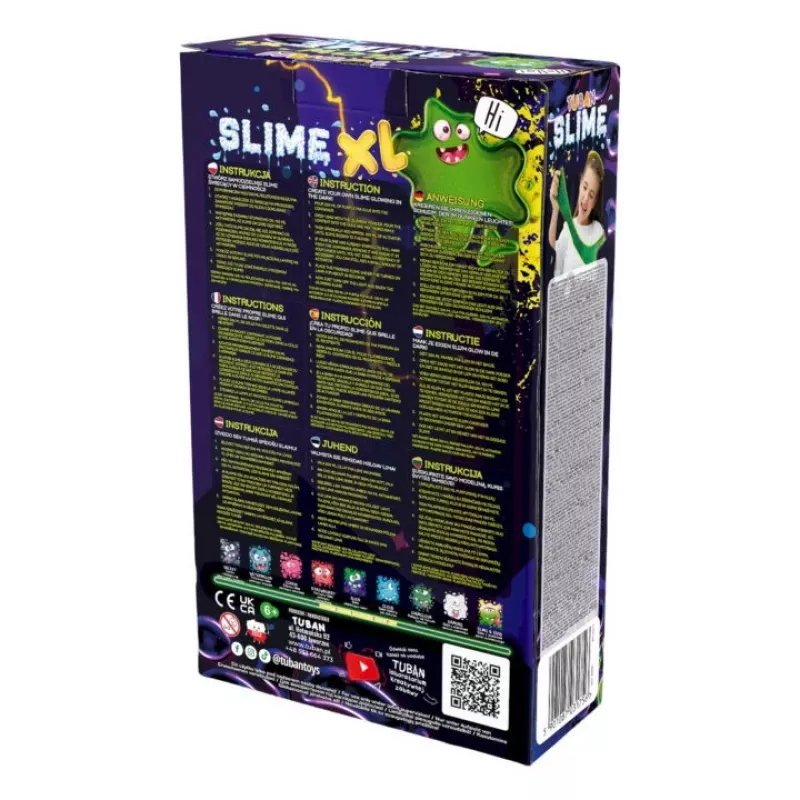 Vaikų kūrybiškumo rinkinys Tuban TU3175 – slime gaminimo komplektas su blizgučiais, švytinčiais milteliais, dirbtiniu sniegu arba dinaminiu smėliu