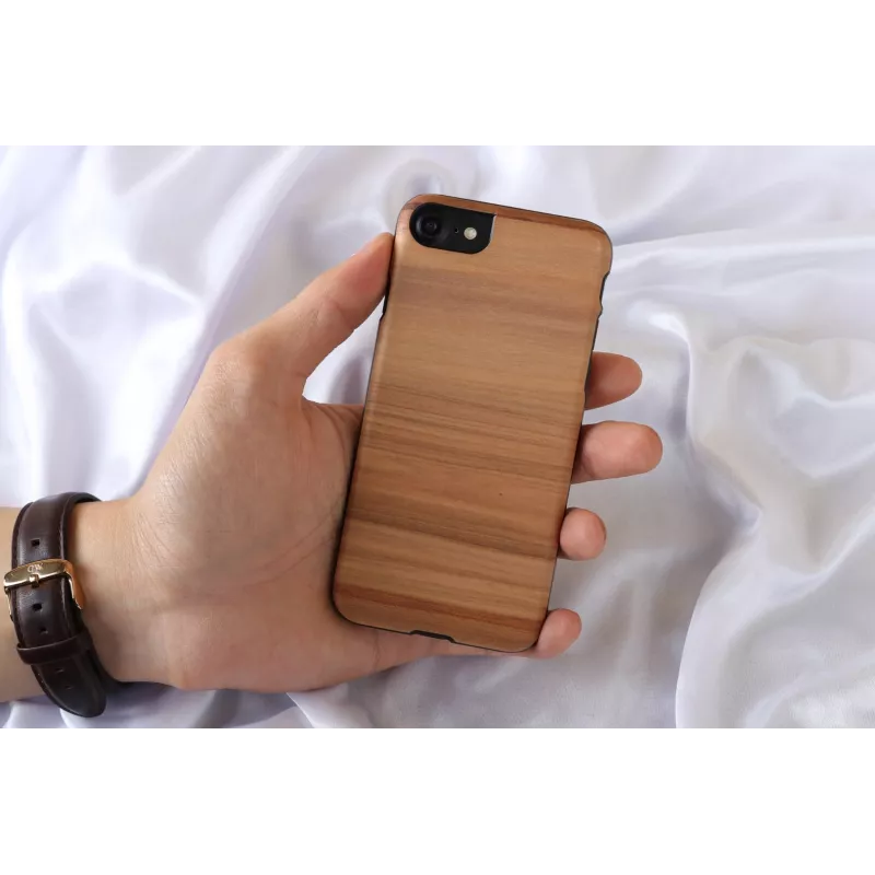 Dėklas Man&Wood Cappuccino/BL iPhone 7