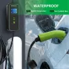 Qoltec Mobile EV automobilio įkroviklis reguliuojamas 2in1 Type2 | 7kW | 230V | CEE 3 kištukas | Wi-fi | LCD | Nešiojamas | Sieninis | 5m