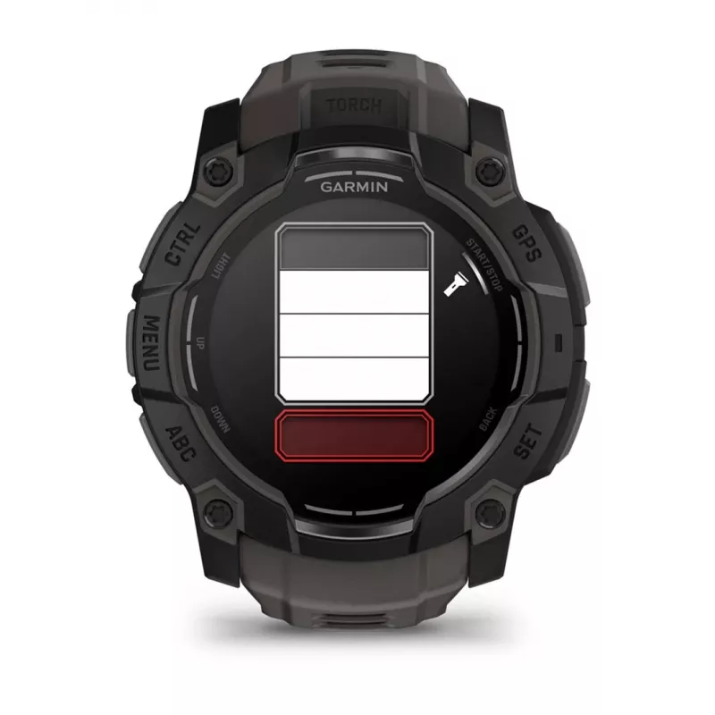 Garmin Instinct 3 AMOLED 3,3 cm (1,3 colio) 50 mm Skaitmeninis 416 x 416 pikselių Liečiamas ekranas Juodas GPS (palydovas)