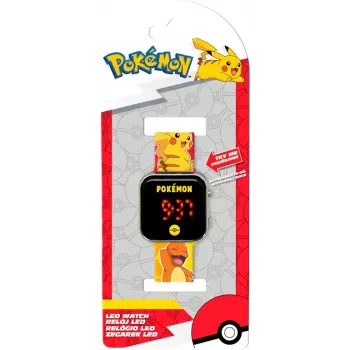 Vaikiškas laikrodis Euroswan LED Pokémon POK4435