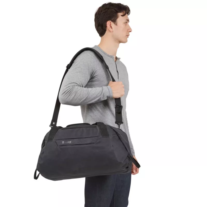 Thule Aion Duffel Bag 35L juoda – kelioninis krepšys su petnešomis