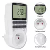 Elektroninis laikmatis QOLTEC PC0628 su LCD ekranu, 24 valandų atgalinis skaičiavimas