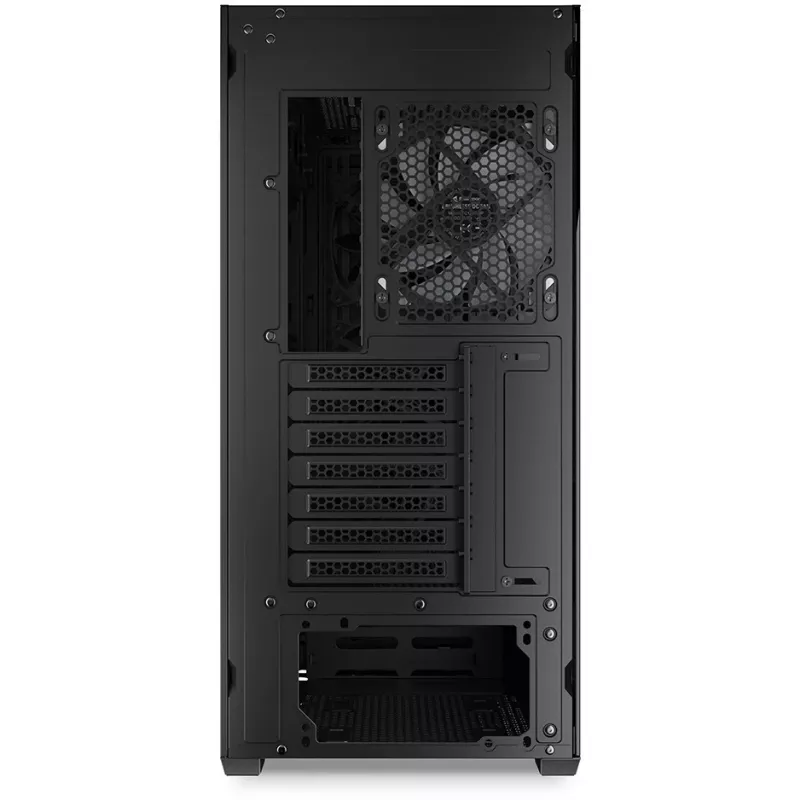 Korpusas PC Sharkoon AK4W RGB Strip Midi Tower Juodas