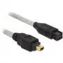 FireWire A/B laidas DeLOCK 82594 3,0 m pilkas