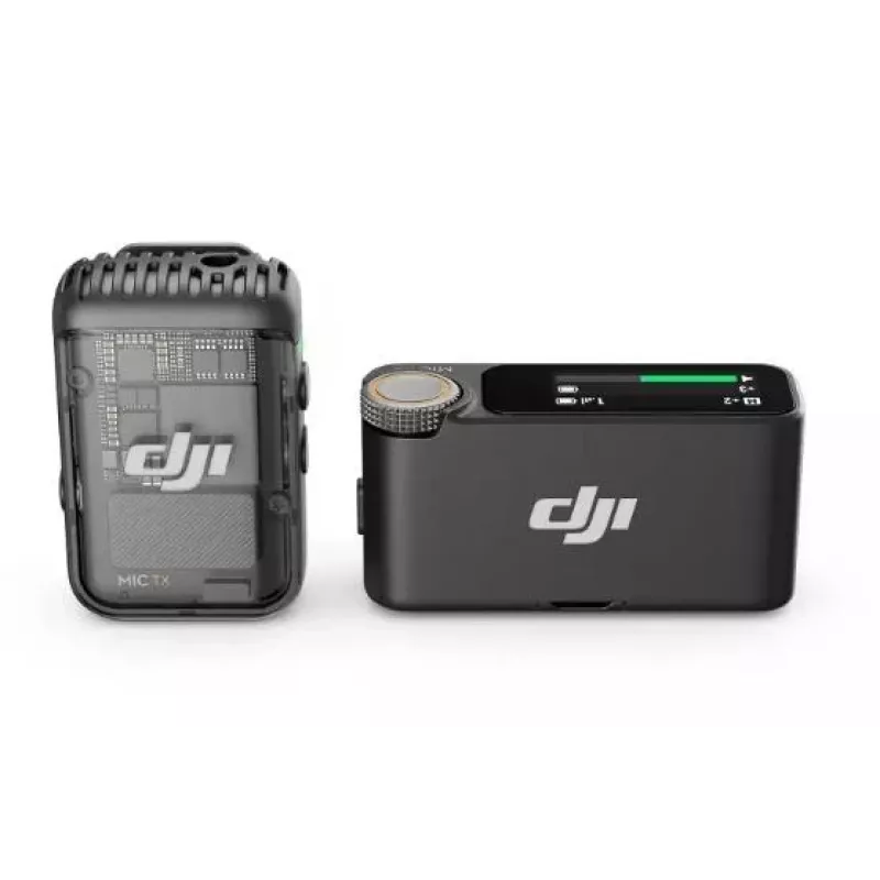 Belaidis mikrofonų rinkinys DJI Mic 2 juodas