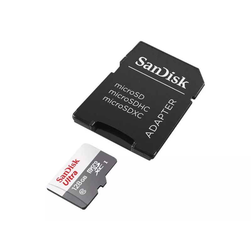 SanDisk 128GB MicroSDXC UHS-I Class 10 atminties kortelė SDSQUNR-128G-GN6TA