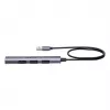 USB šakotuvas Unitek H1208CGY01 — 4 prievadų USB 3.0 (5 Gbps), aliuminis