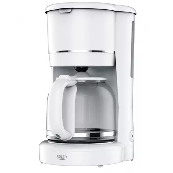 Adler AD 4383w Lašinis kavos virimo aparatas maltai kavai 1,5 L baltas
