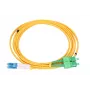 Extralink Patchcord SC/APC-LC/UPC vienmodis dupleksas G.652D 3mm 1m