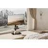 Grindinis TV stovas GEMBIRD TVS-86ST-01, 43–86 col., juodas, grūdinto stiklo pagrindas, VESA 100x100–600x400, 60 kg