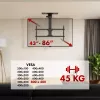 Lubinis TV laikiklis MACLEAN MC-109 T VESA 800x400, 43–86 colių, 45 kg
