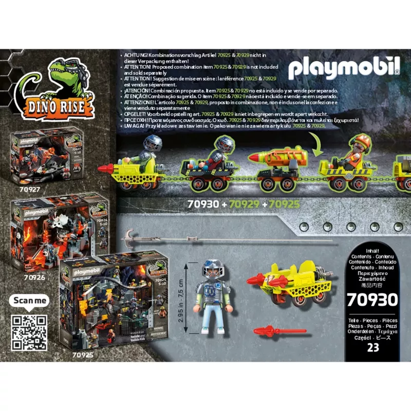 Rinkinys DINO Rise 70930 Kasyklų Kreiseris