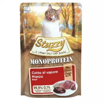 STUZZY Monoprotein Jautiena – šlapias kačių ėdalas – 85 g