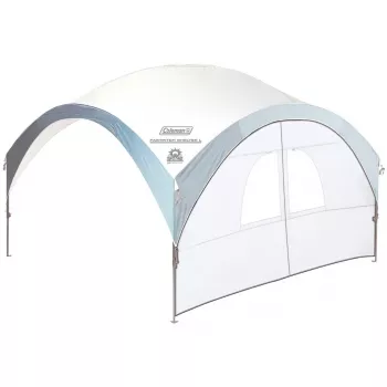 Seitenwand mit Eingang, für FastPitch Shelter L, Seitenteil silber, 3,65m
