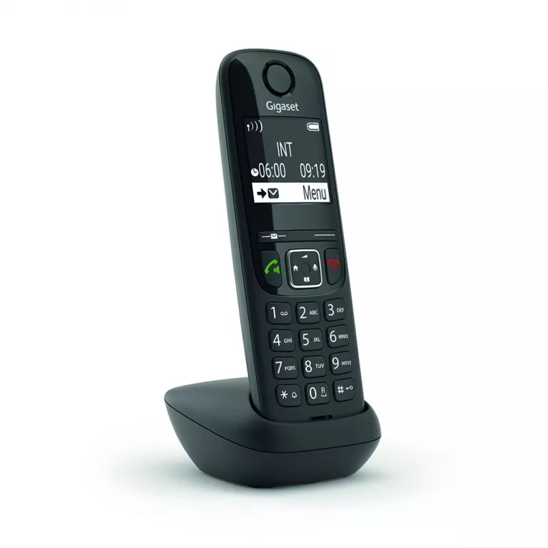 Belaidis ragelis Gigaset AS690HX, analoginis/DECT, juodas