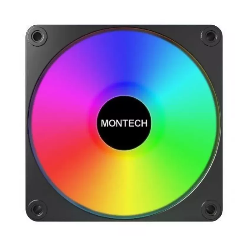Montech GF120R V2 ARGB kompiuterio korpuso ventiliatorius 12 cm juodas 1 vnt.