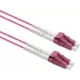 ROLINE šviesolaidinis kabelis 50/125 µm OM4 - LC/LC - plienu armuotas - LSOH - violetinis - 20 m