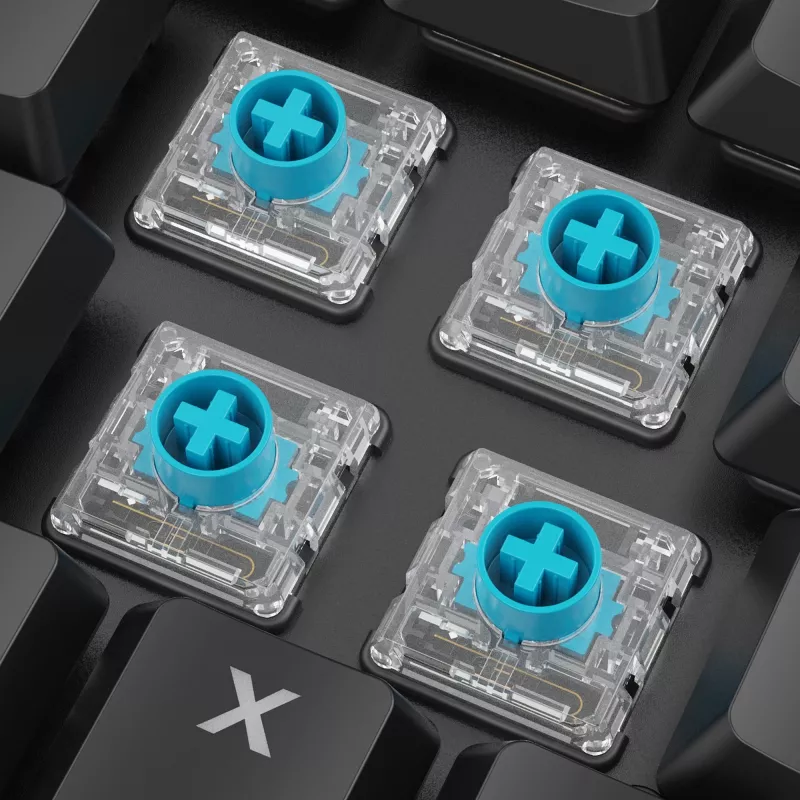 Sharkoon PureWriter W65 Belaidė žaidimų klaviatūra RF 2,4 GHz QWERTZ vokiškas išdėstymas Juoda
