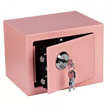 Extralink Home | Home Safe | seifas raktams, biuro saugos dėžutė, rožinė, S-404