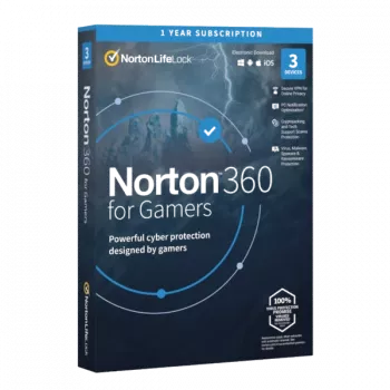 Norton 360 For Gamers | 3 Įrenginiai | 1 Metai | 50 GB Debesų Saugykla | ES | NE Prenumerata