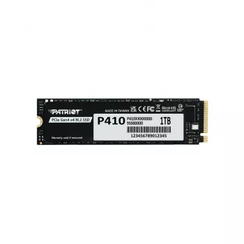 Kietojo disko SSD PATRIOT P410 1 TB M.2 NVMe, 5000 MB/s, 1000 GB