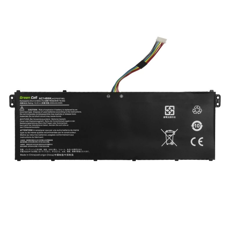 Baterija nešiojamam kompiuteriui Green Cell AC72