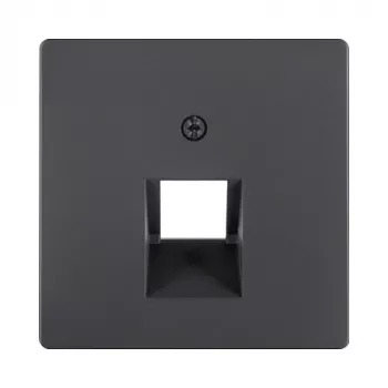 Berker 14076086 centrinė dalis UAE lizdui Q.1/Q.3, antracitinė, 10 vnt. paketas