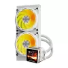 CPU vandens aušintuvas Darkflash DE240 (baltas) – 240 mm radiatorius, uždaras AIO