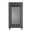 Stovimas serverio spintele LANBERG FF01-6022-23B, 22U, 600×1000 mm, juoda, perforuotos dureles