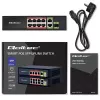 Ethernet Switch QOLTEC 52297 PoE RJ45 su PoE Uplink ir SFP prievadu