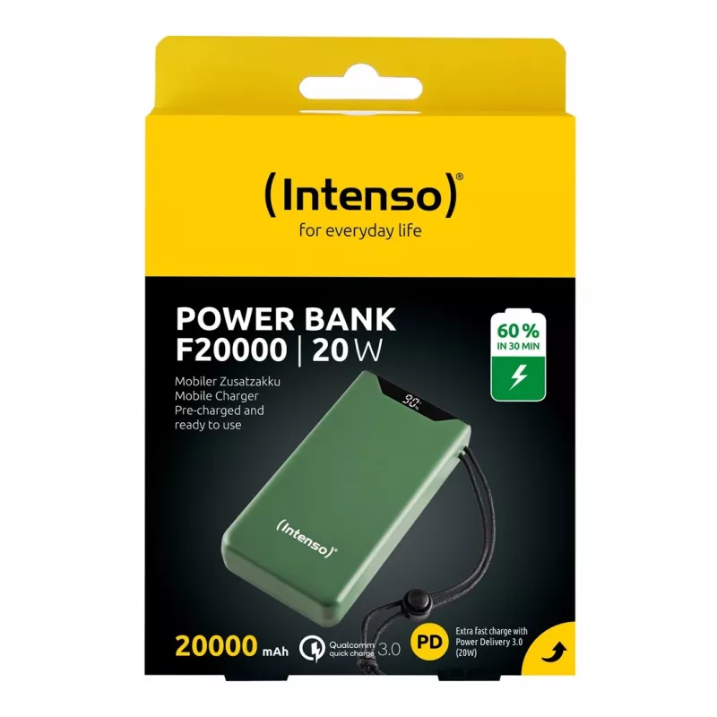Intenso 7332057 Power Bank Li-Pol 20000 mAh Žalias
