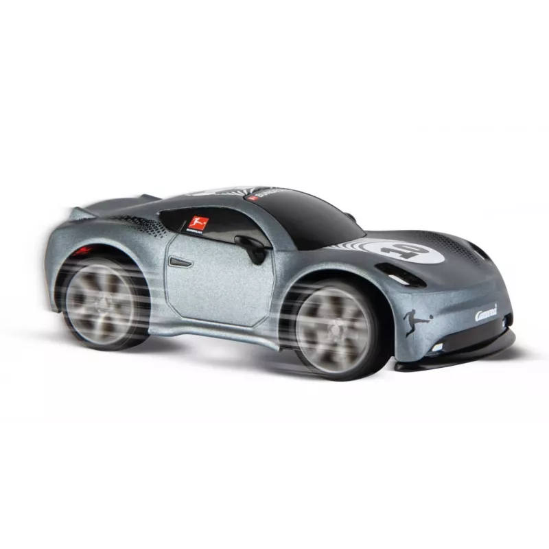 Radijo bangomis valdomas automobilis Bundesliga Mini RC 1:43 Pilka