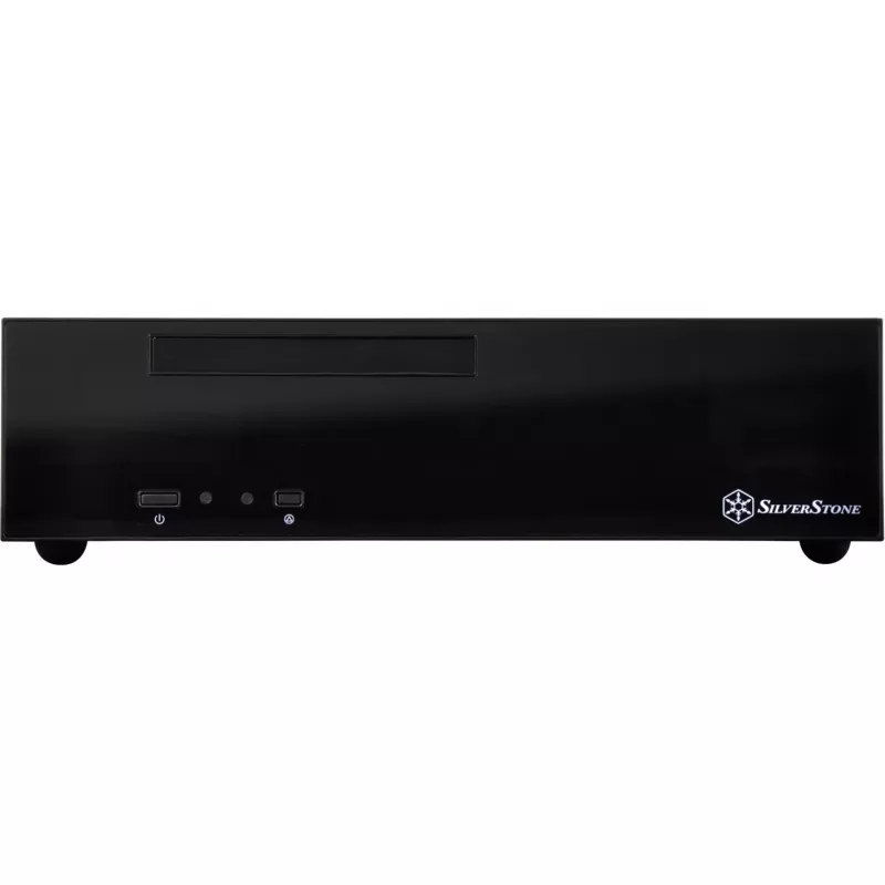 SilverStone MILO ML09 - Stacionarus kompiuterio korpusas - Mini-ITX - be maitinimo šaltinio (SFX12V) - Juodas - USB/Garsas (SST-ML09B)