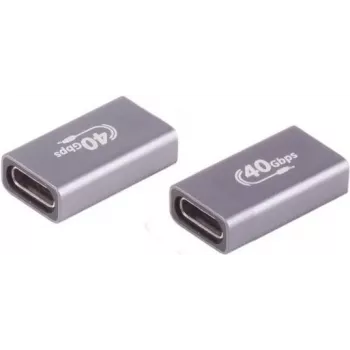 USB-C jungtis ShiverPeaks 13-60003 40 Gbps metalinis korpusas, vienpusė duomenų / įkrovimo jungtis