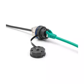 DeLOCK 67050 apsauginis dangtelis RJ45 įmontuojamoms jungtims, IP68, juodas