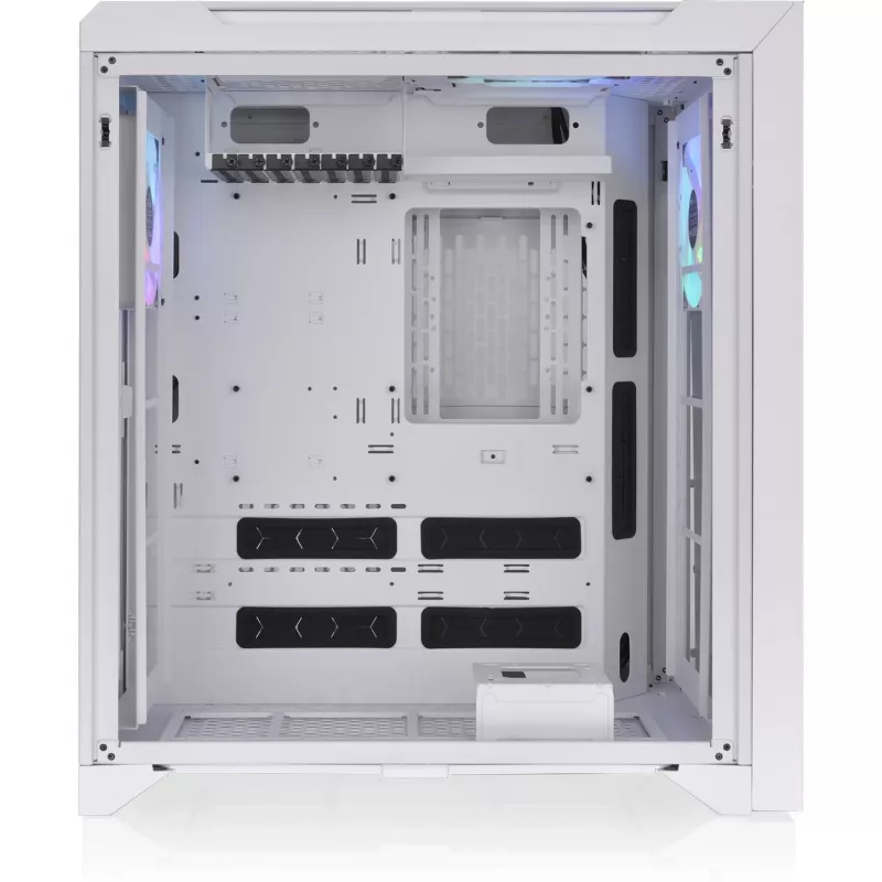 CTE C700 TG ARGB Snow – Baltas Midi bokštas su grūdintu stiklu