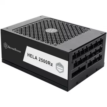 Maitinimo blokas HELA 2500R, juodas, 4x 12 kontaktų aukštos galios GPU, 7x PCIe, kabelių valdymas, 2500 W