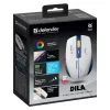 Belaidė žaidimų pelė DEFENDER MM-282 RF – ambidekstrinė, optinė 1800 DPI, 5 mygtukai, USB, maitinama baterija