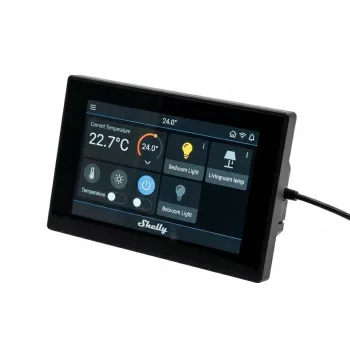 Valdymo skydelis Shelly Wall Display XL 10.1 colio WiFi Bluetooth – išmaniojo namo sieninis ekranas